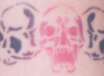 Airbrushed Skull Tattoos