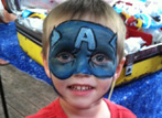 Face Painting Captain America