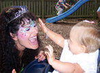 Face Painting With Baby